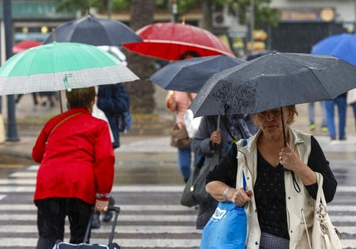 Aemet activa este lunes la alerta naranja por tormentas en Valencia