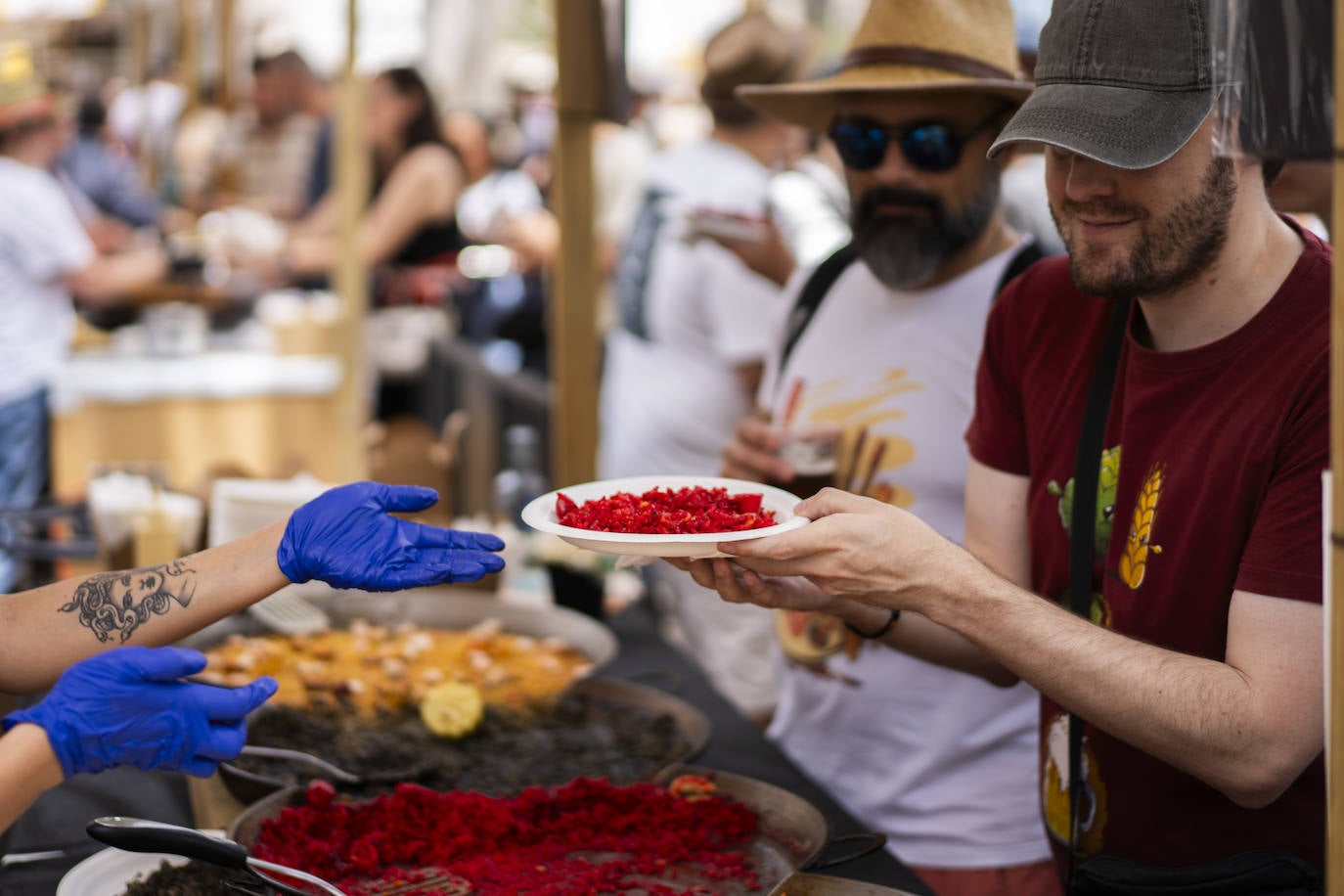 Fotos del festival Tastarros en la plaza del Ayuntamiento de Valencia