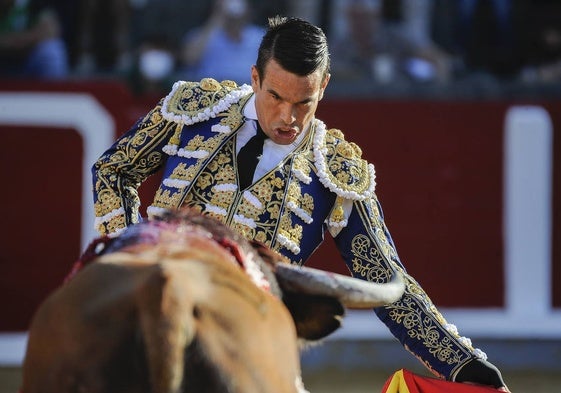 José Mari Manzanares durante una corrida de toros.