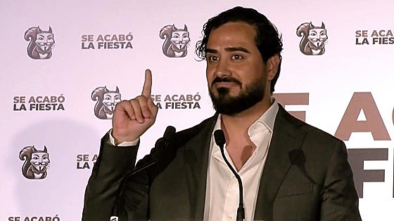 Las primeras palabras y anuncios de Alvise tras las elecciones europeas