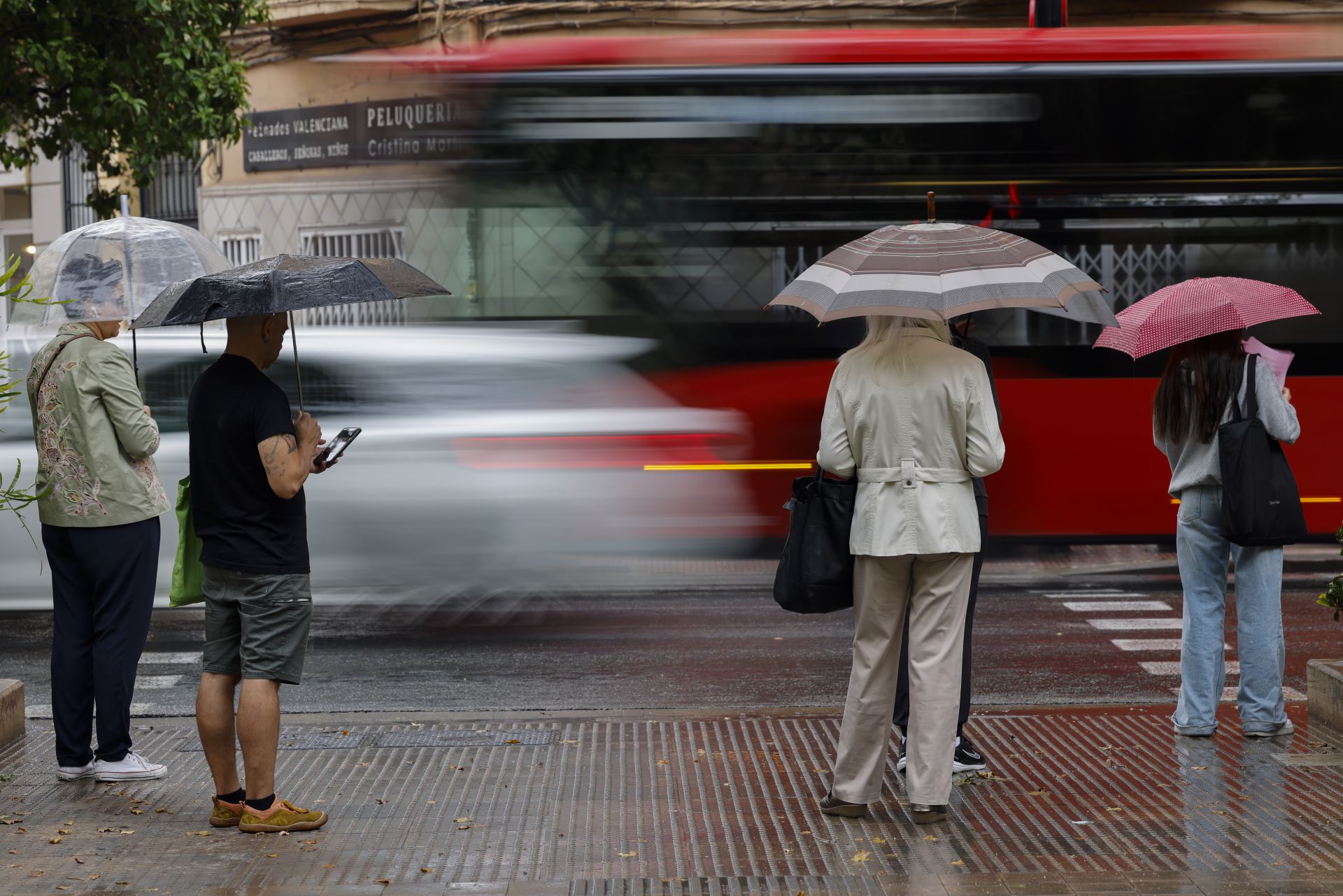 La jornada de lluvias en Valencia, en imágenes