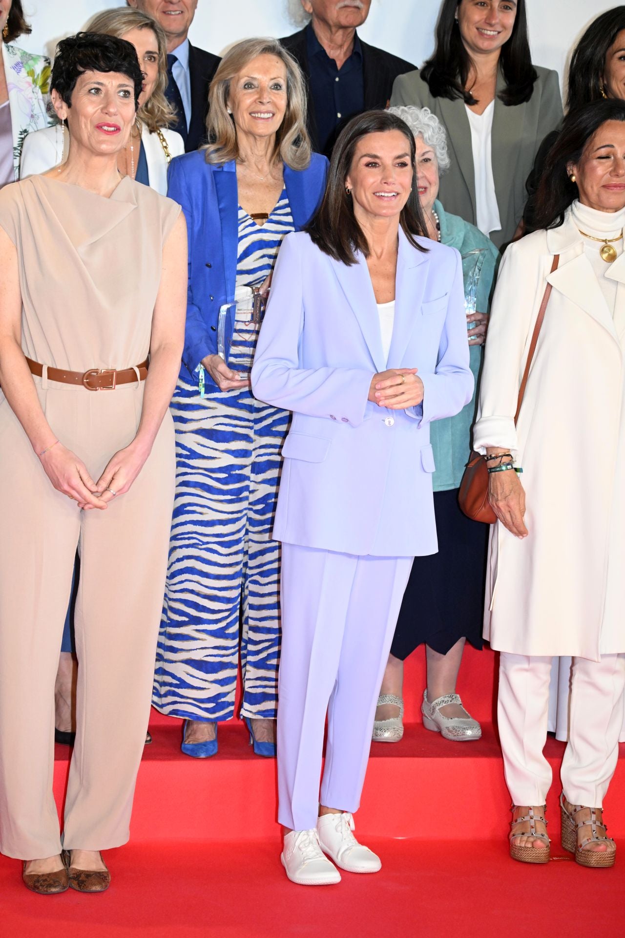 El look más primaveral de la reina Letizia