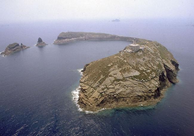 Vista aérea de las Islas Columbretes, en una imagen de archivo.