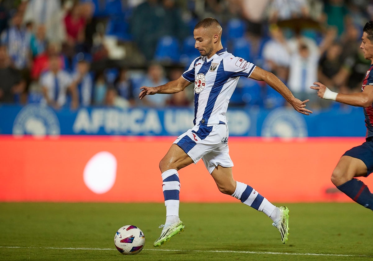 Enric Franquesa, con el Leganés.