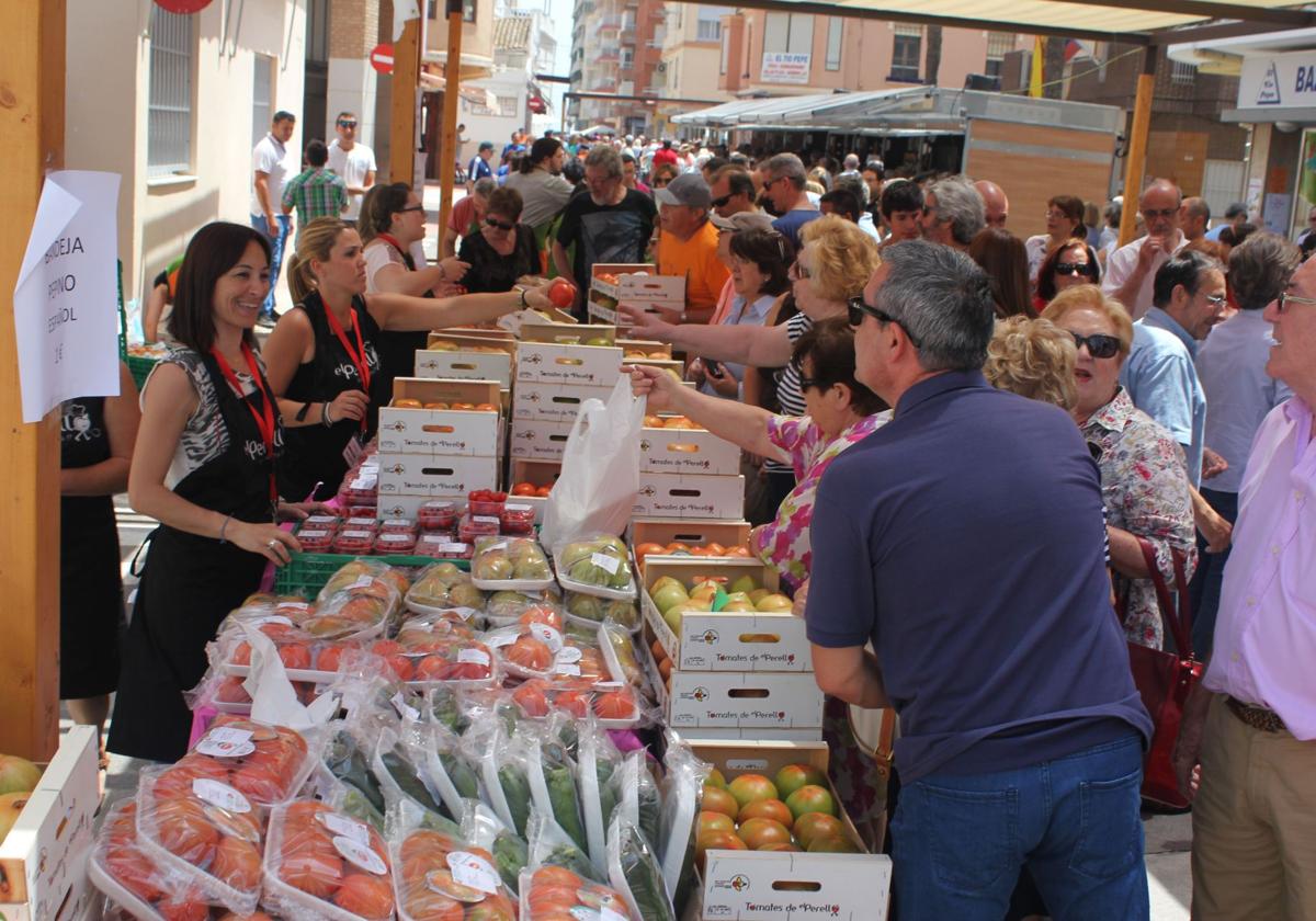 Feria del Tomate de El Perelló en una imagen de archivo.