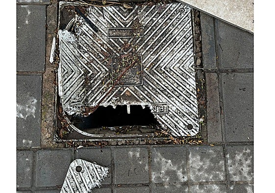 Material en mal estado..