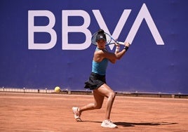 Ann Li, durante su semifinal.