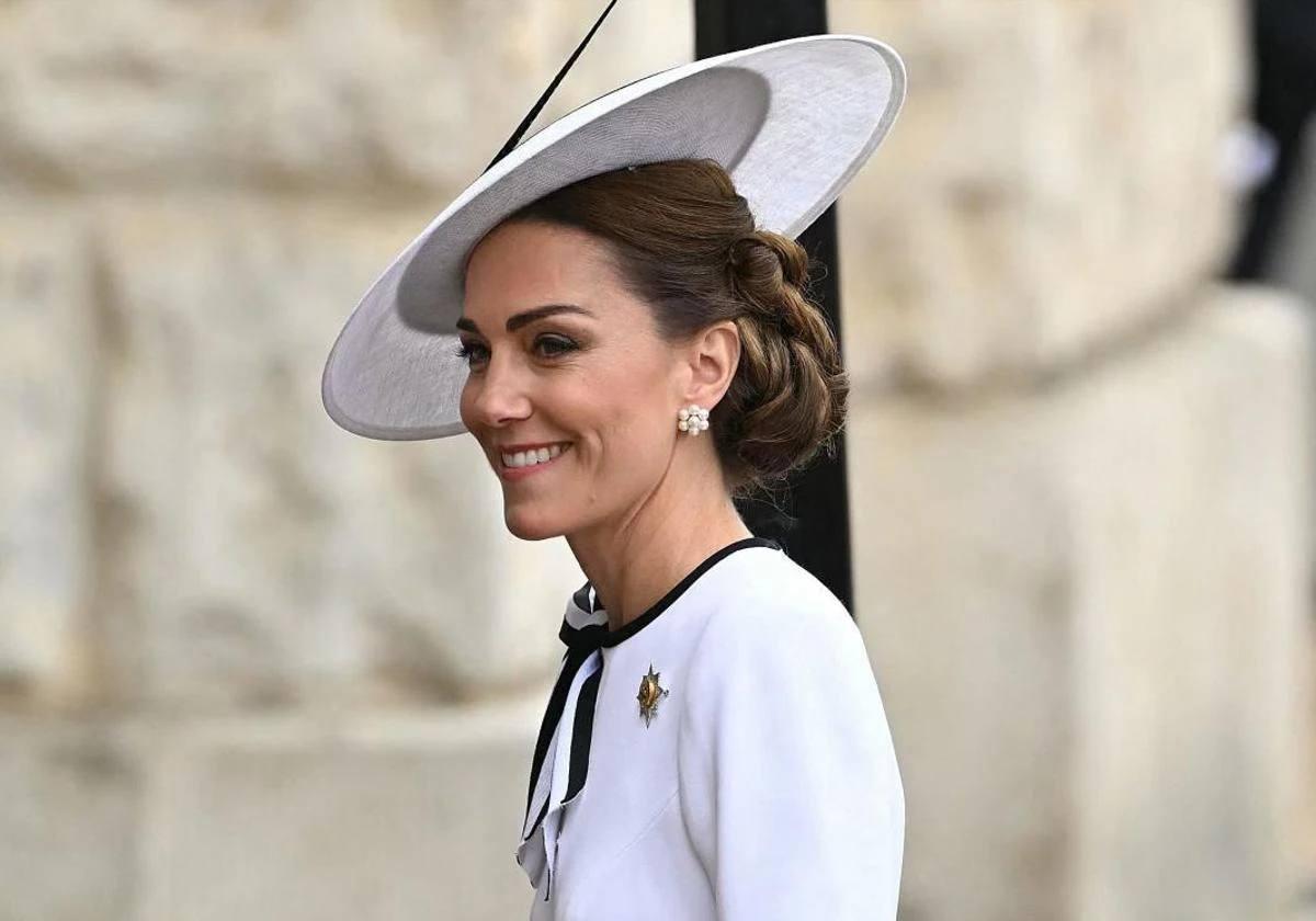 Kate Middleton durante el desfile.