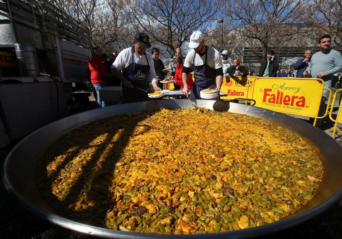 Paella gigante, en una imagen de archivo.