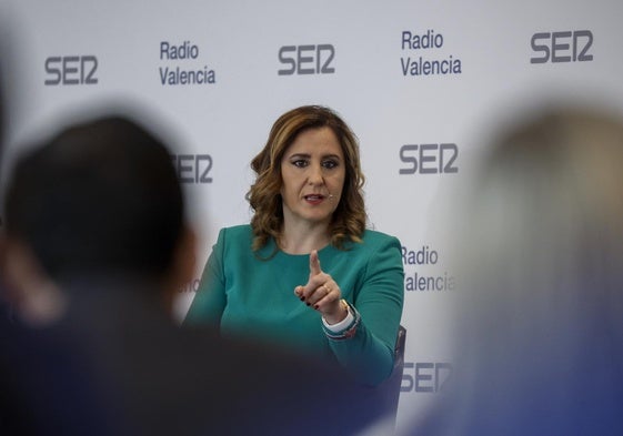 María José Catalá, durante su entrevista en Radio Valencia de este lunes.