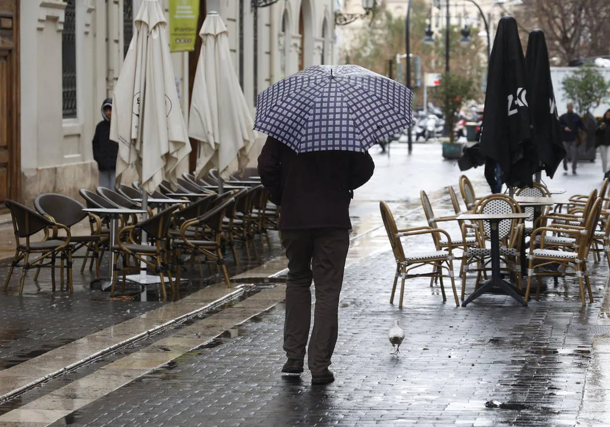 Aemet confirma este jueves como el día con mayor probabilidad de lluvia en la Comunitat Valenciana