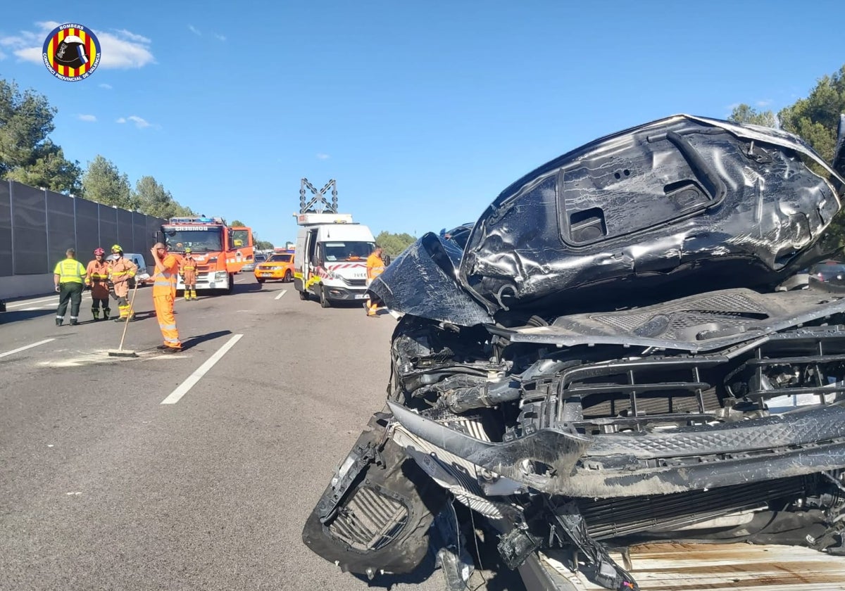 Muere una vecina de Canals en la CV-35 en Llanera de Ranes