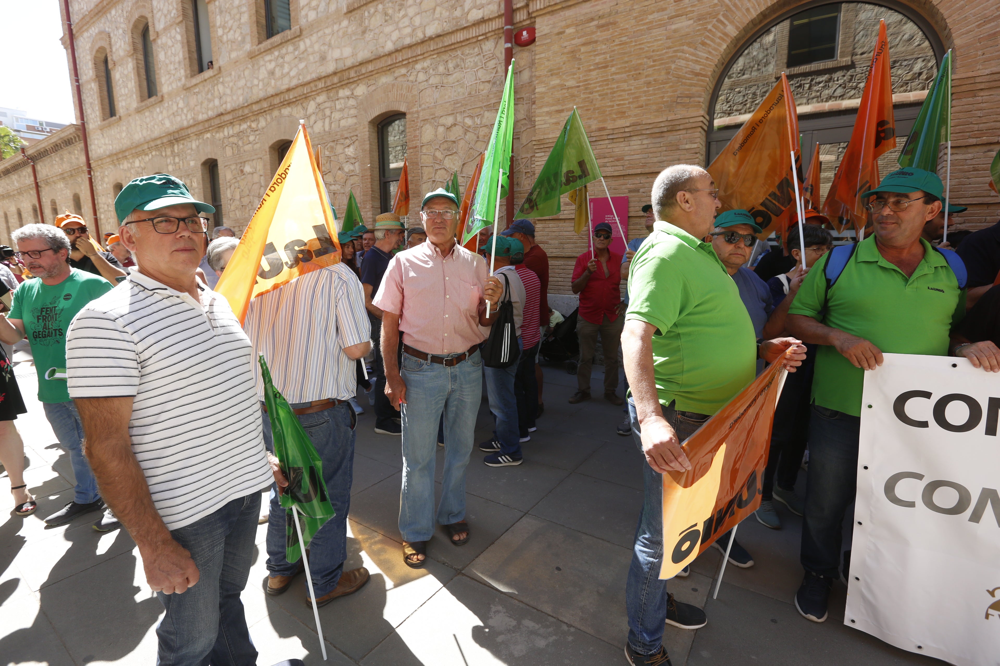 La protesta, en imágenes.