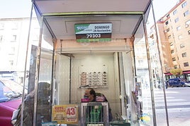 Un quiosco de la ONCE, en una imagen de archivo.