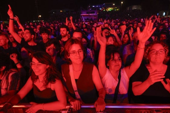 Público en el concierto de Vetusta Morla del pasado sábado en la Marina Sur.