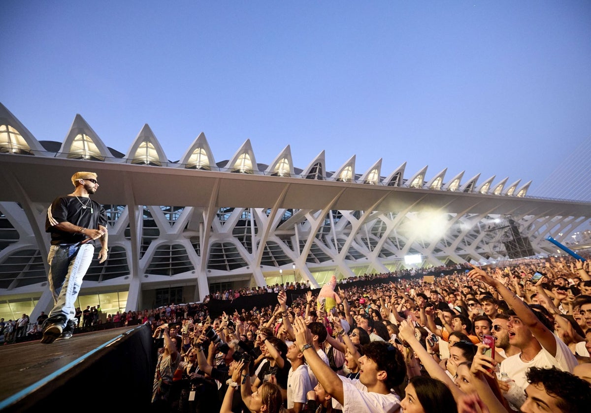 La pasada edición del Festival Bigsound, en la Ciudad de las Artes y las Ciencias de Valencia.