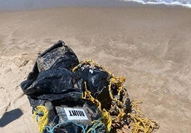 La droga encontrada en la Playa de El Saler.