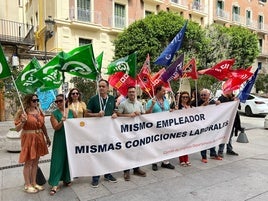 Protesta del Comité de Empresa.