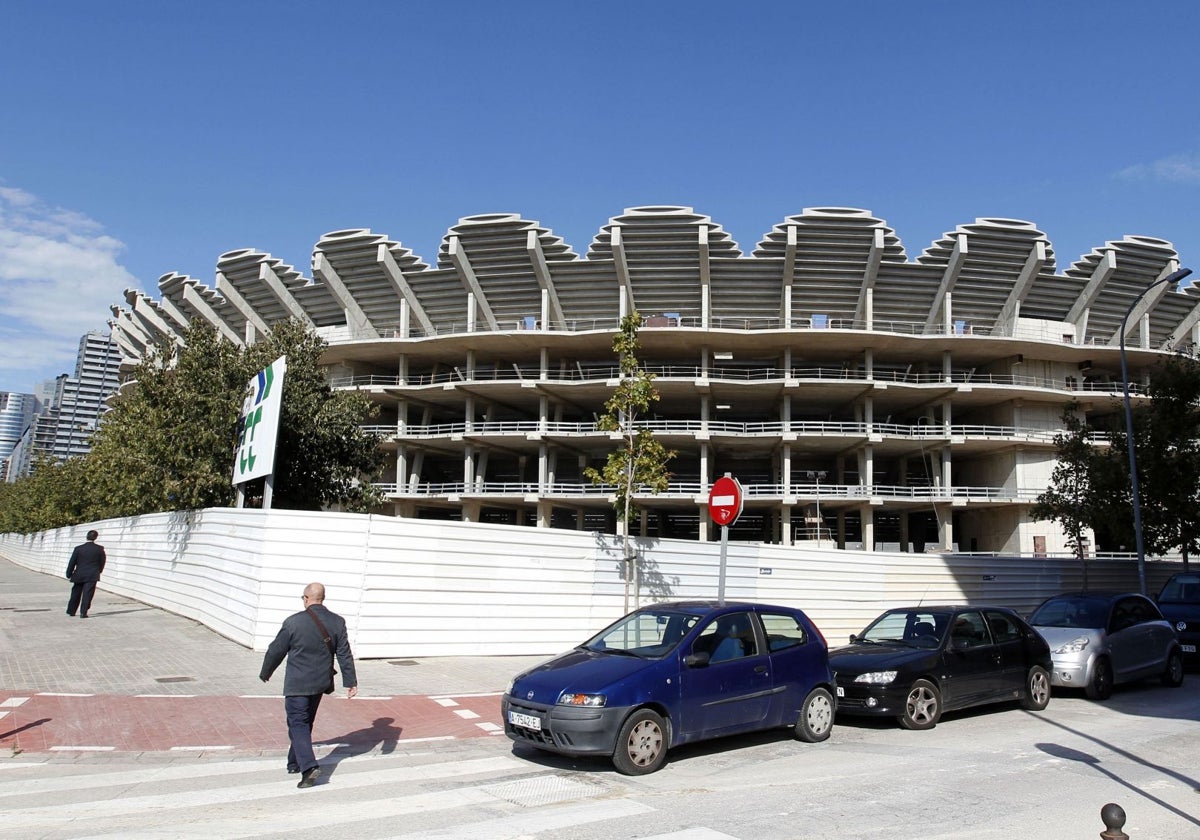 Estado actual de las obras del nuevo estadio.