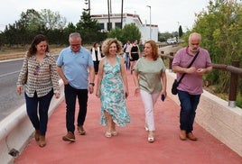 Visita de la vicepresidenta a la Ribera Baixa.