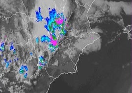 Evolución de la tormenta, este viernes.