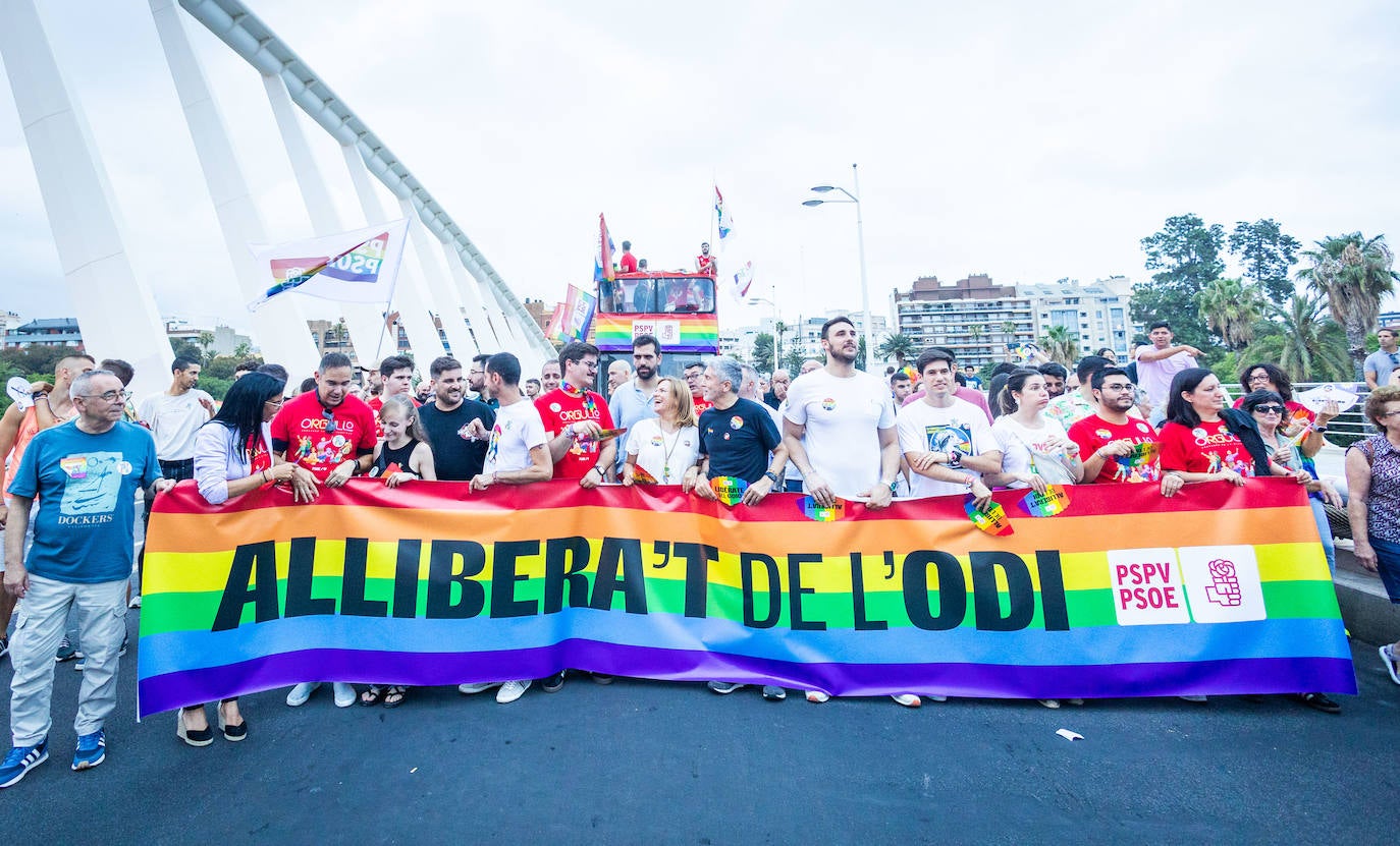 Manifestación del Orgullo LGTBI en Valencia