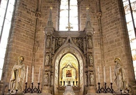 Altar mayor de la iglesia de San Agustín.