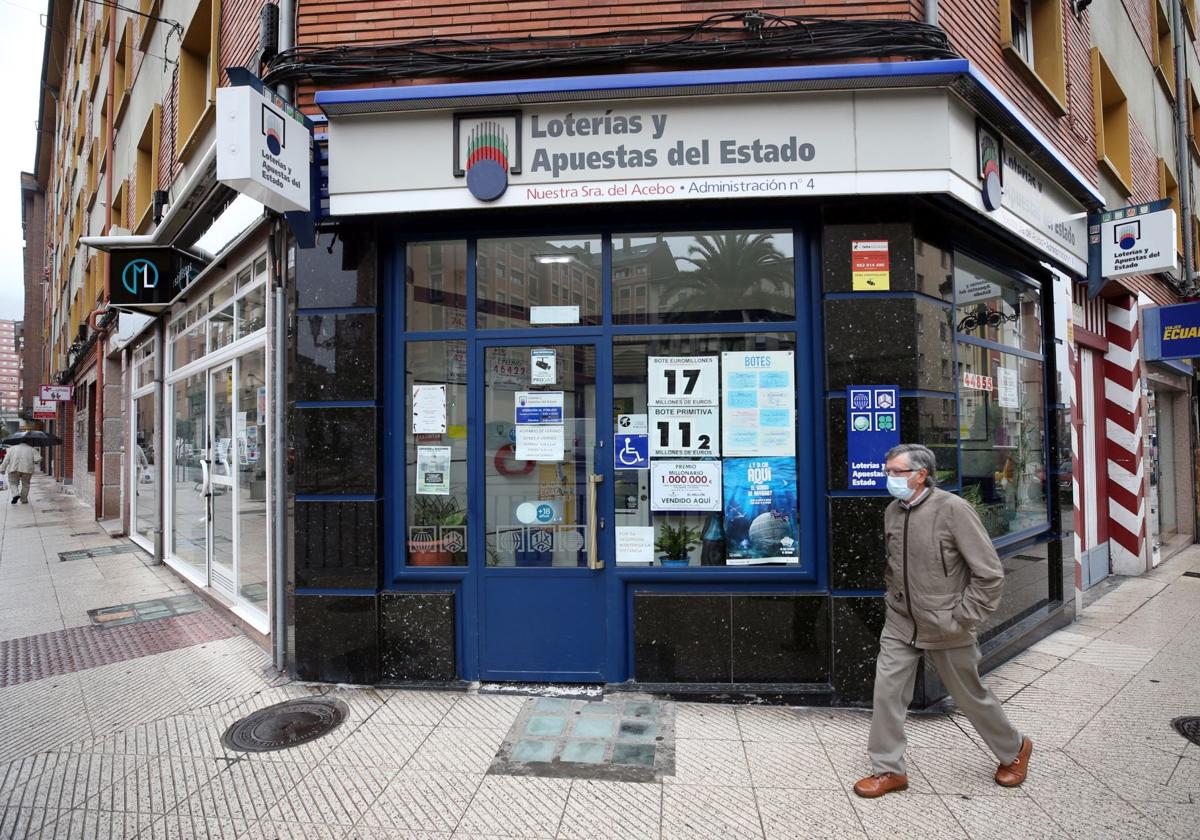 Una administración de Loterías y Apuestas del Estado.