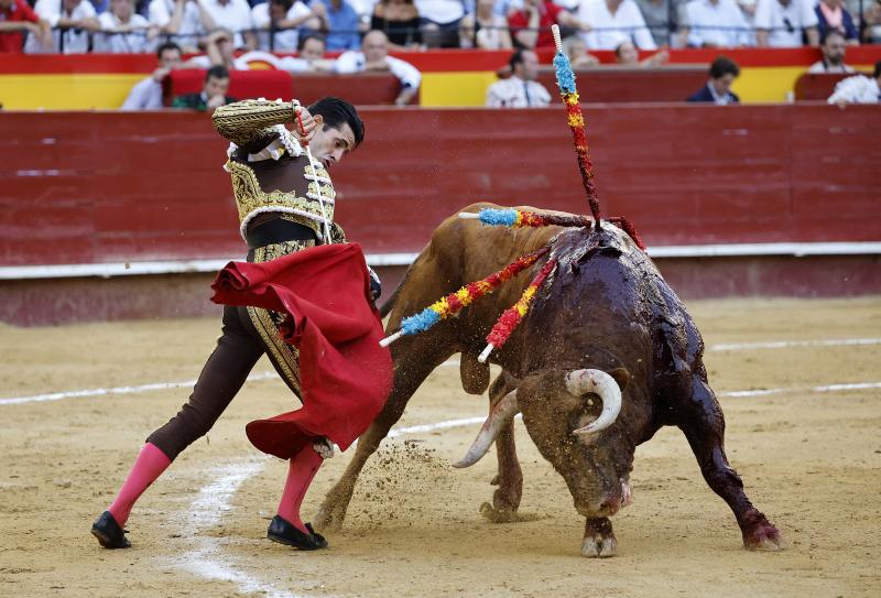 Una corrida de la Feria de Julio de Valencia de 2023.