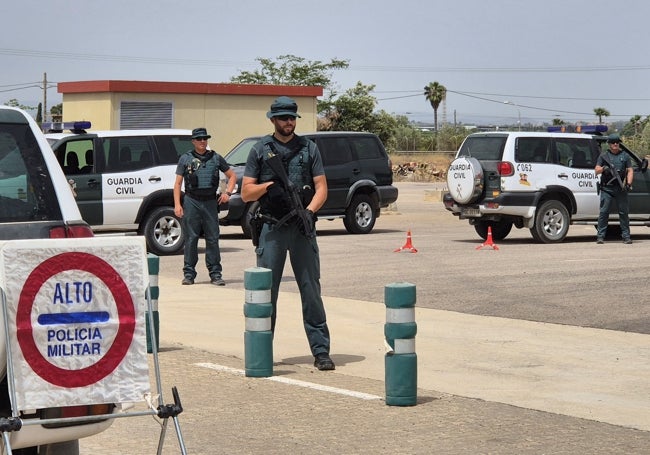 Agentes de la Guardia Civil que participaron en el ejercicio multinacional.