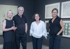 Marisa Gallén, Horacio Silva, María Aranguren y Helga Grollo.