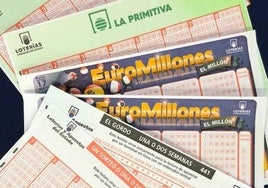 Boletos de apuestas.