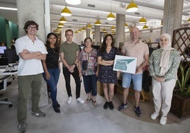 El equipo de Organic Boosting en su coworking en Valencia