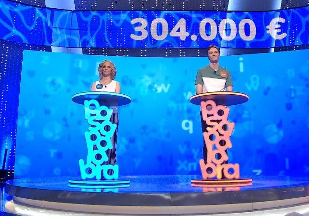 Los dos concursantes en el programa de hoy.