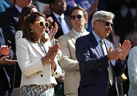 Fotos de los padres de Kate Middleton en Wimbledon