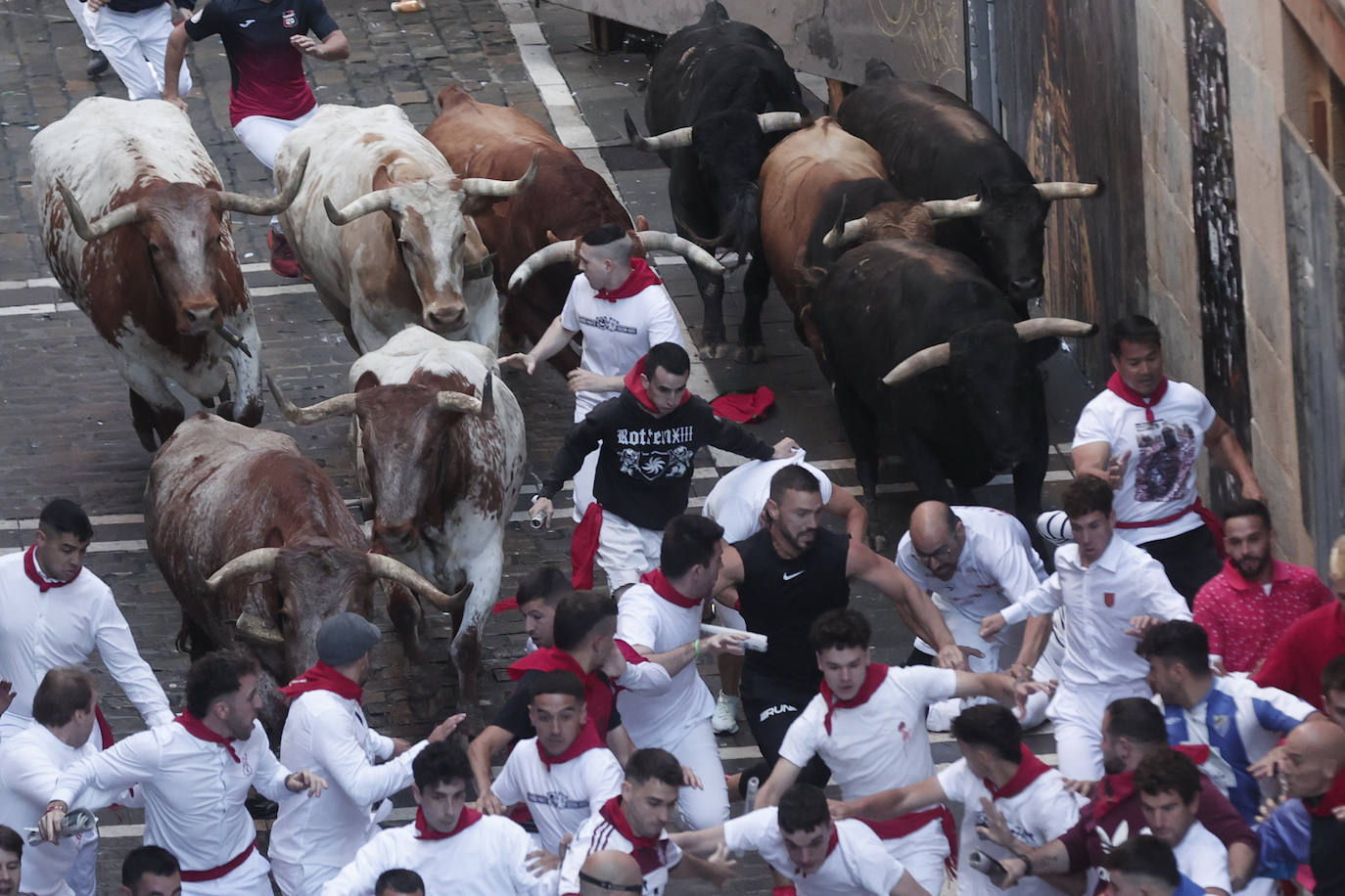 Así ha sido el primer encierro de San Fermín 2024