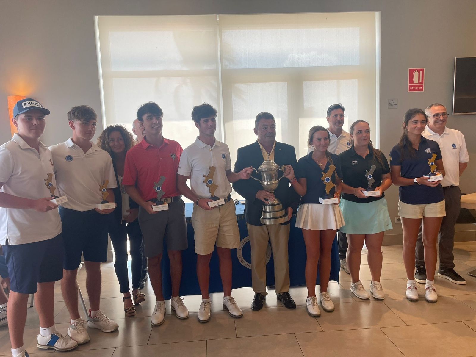 Santi Juesas y Carlota López, campeones absolutos de golf de la Comunitat Valenciana