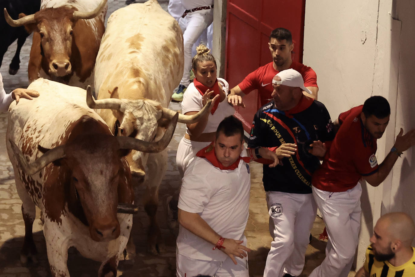 Las mejores imágenes del tercer encierro de San Fermín 2024