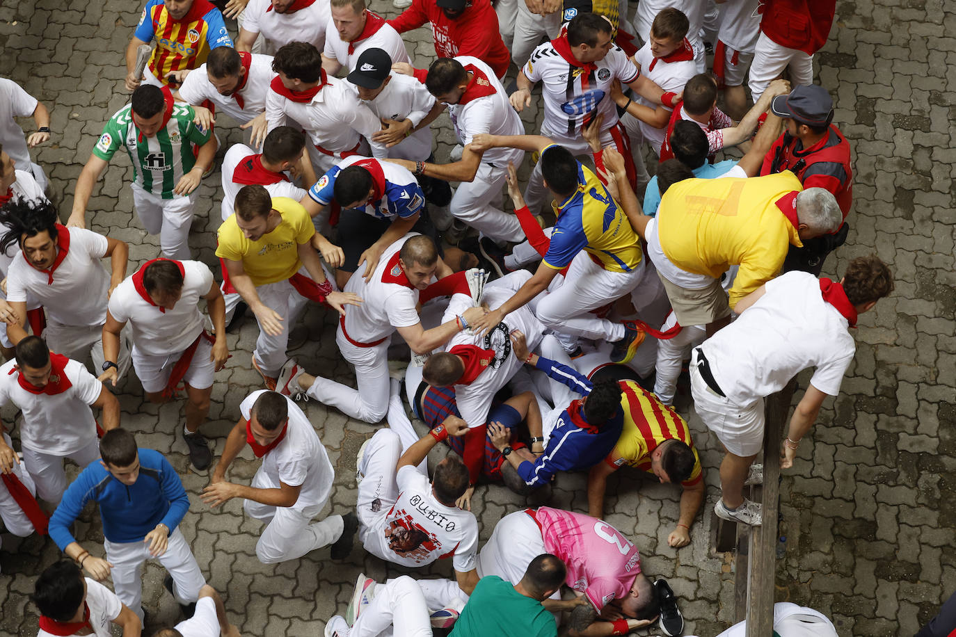 Las mejores imágenes del tercer encierro de San Fermín 2024