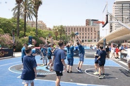 Una de las actividades en la que participaron miembros de Aspromivise.