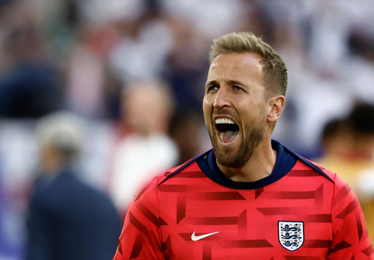 Harry Kane durante uno de los partidos de Ingraterra en esta Eurocopa.