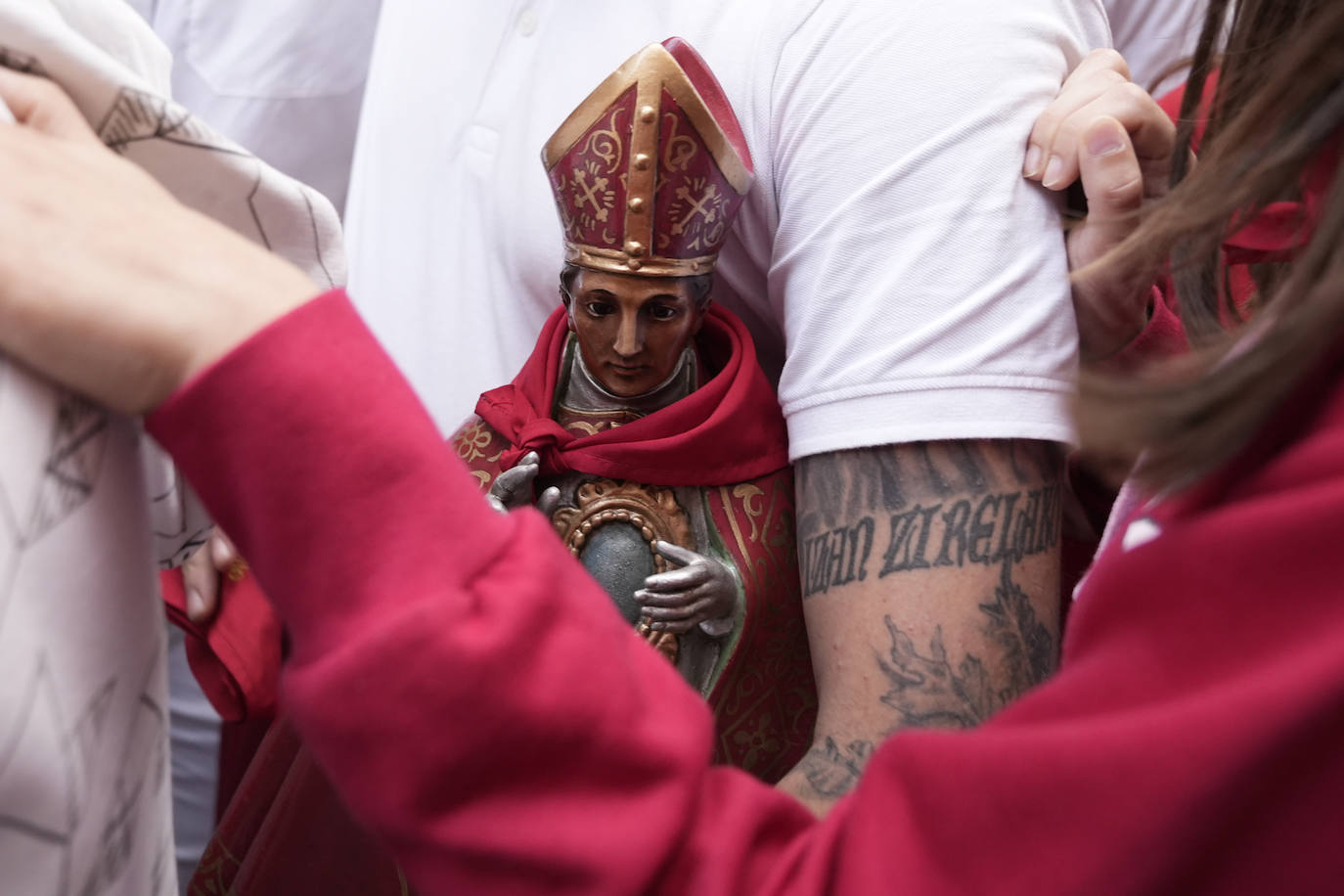 Las mejores imágenes del sexto encierro de San Fermín 2024