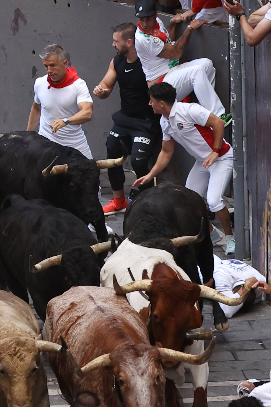 Las mejores imágenes del sexto encierro de San Fermín 2024