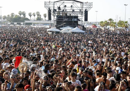 Festival de música, imagen de archivo