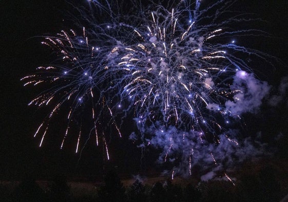 Castillo de fuegos artificiales.