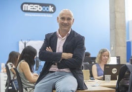 Diego Sáez de Eguílaz, uno de los fundadores de la empresa MESbook