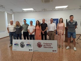 Presentación del Trofeo de Pilota que acogerán municipois de la Costera.