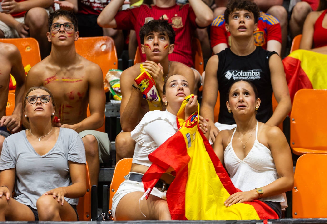 La Fonteta vibra con la final de España en la Eurocopa