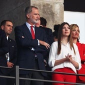 Los invitados VIP en el palco de la final de la Eurocopa 2024