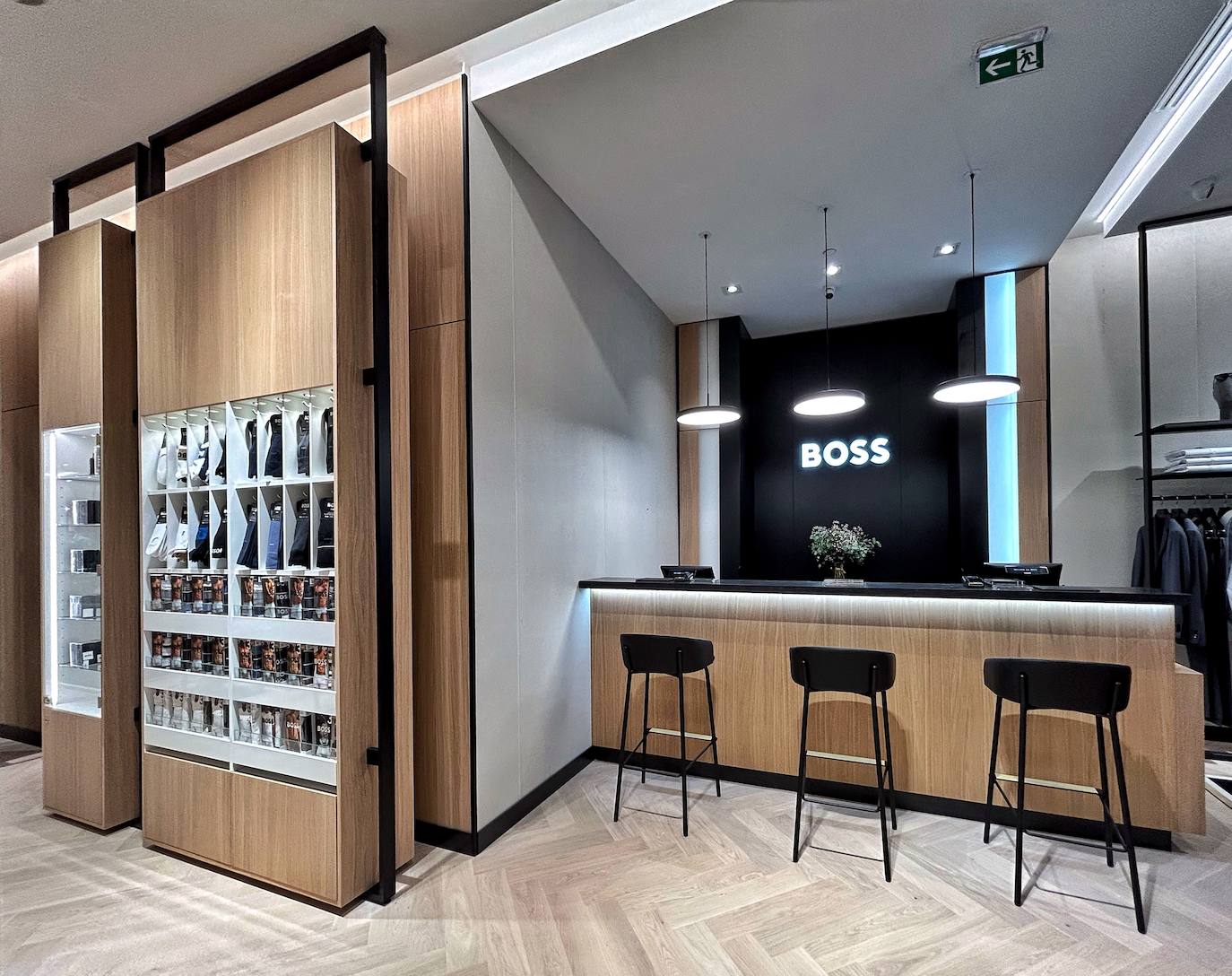 Así es la tienda de Hugo Boss